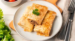 БЛИНЧИК С СЫРОМ И ВЕТЧИНОЙ 08161